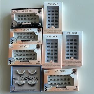 Velour False Eyelash Set of 8 packets
